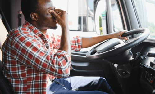 Signs of Truck Driver Fatigue in Alexandria